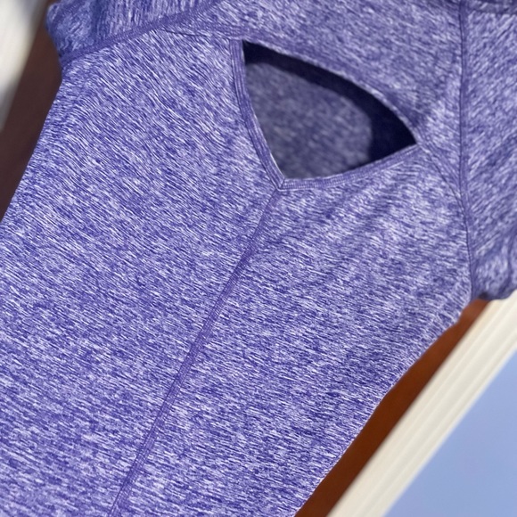 Ideology Rapidry Performance T-Shirt, Keyhole Back Blazzing Purple Medium - Picture 6 of 6